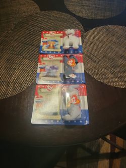 McDonald ty Teenie Beanie Babies American Trio