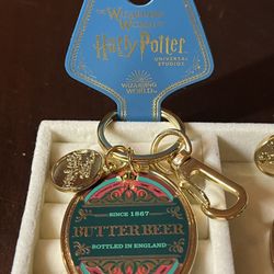 Harry Potter Butterbeer Keychain/Bag Charm NEW