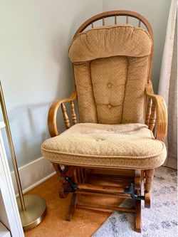 Glider rocking chair