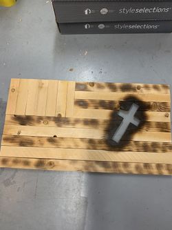 american flag designed decoration