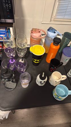 Assorted cups