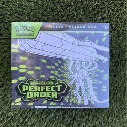 Pokemon TCG Mega Evolution Perfect Order ETB Elite Trainer Box