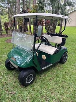 SUPER CLEAN EZGO GOLF CART!! NEWER BATTERIES RUNS AND DROVES GREAT!!