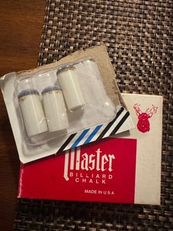 Master Billiard Chalk – Made in USA