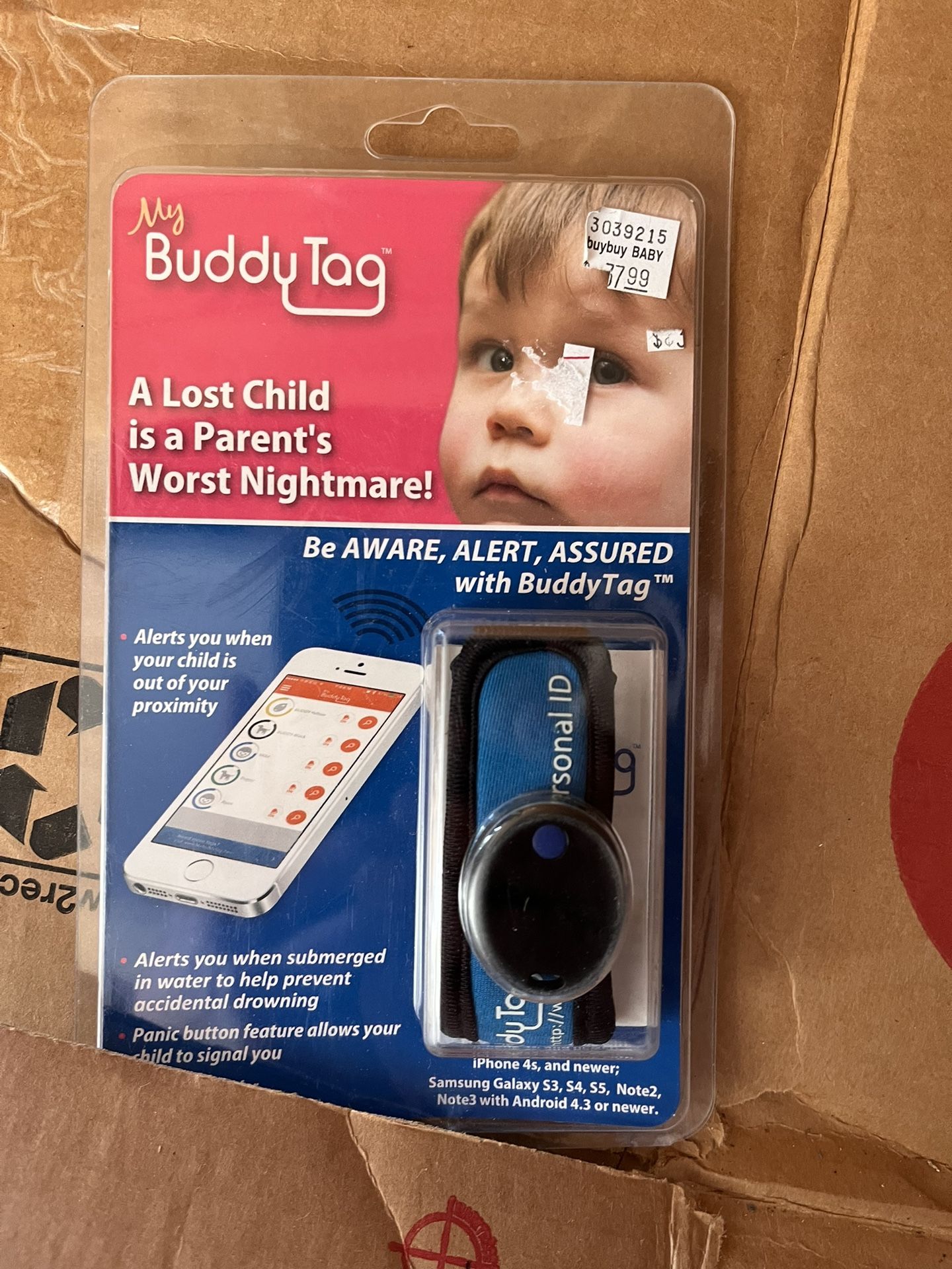 My Buddy tag Child Safety GPS locator