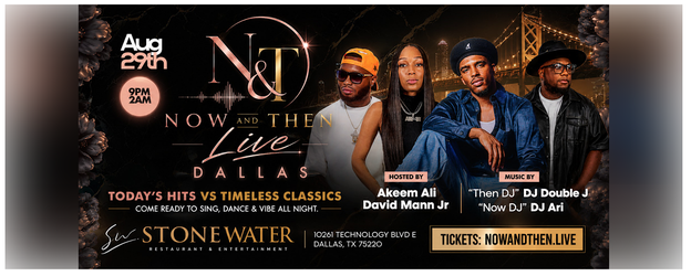 “2 VIP tickets – Now & Then Live Dallas – Tonight – Stone Water”