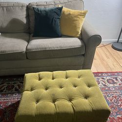 Mustard Ottoman 