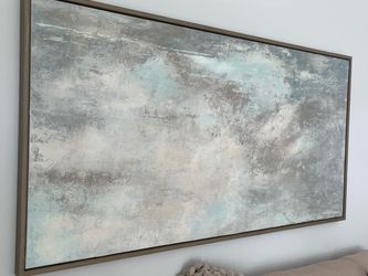 Large Framed Abstract Canvas Wall Art