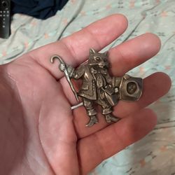 Puss In Boots/Dandy Cat Sterling Silver Pin