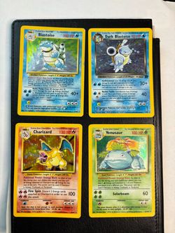 Pokémon original king three holographic plus Dark Blastoise