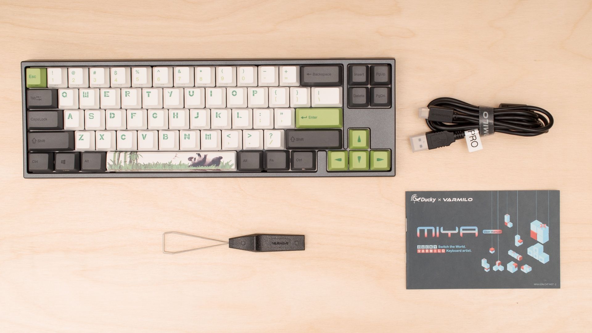Ducky x Varmilo Miya Pro Panda 65%