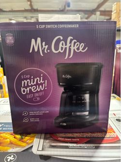Mr. Coffee Mini Brew 5 Cup Coffee Maker Black