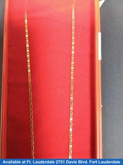 Chain - Yellow Gold 18k (.750) 1.4 grams 17 inch