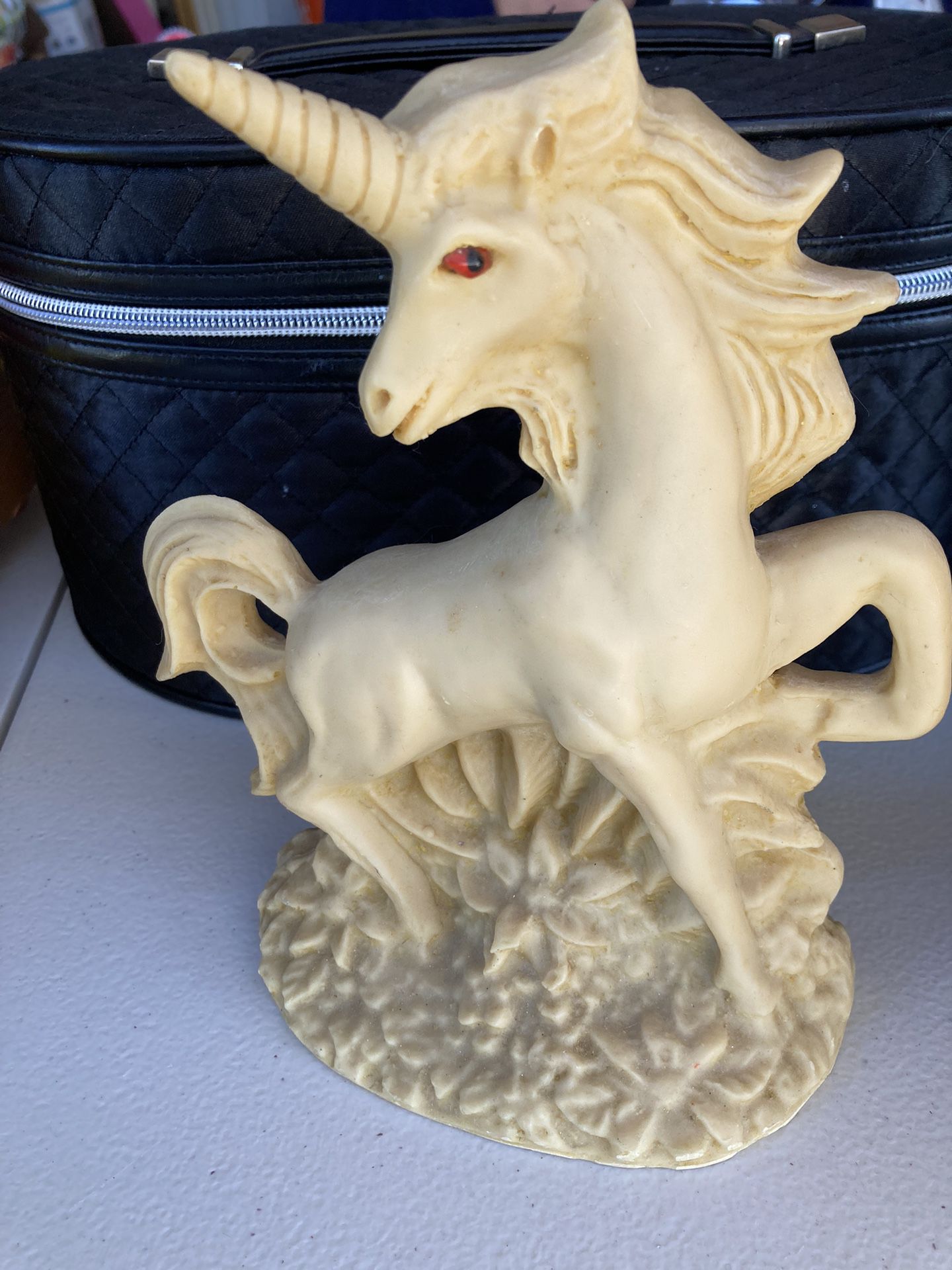 Unicorn Resin Figurine Tan Color 