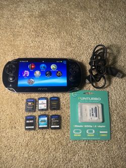 Sony PS Vita PCH-1101 OLED Console 6 Games 8GB Memory