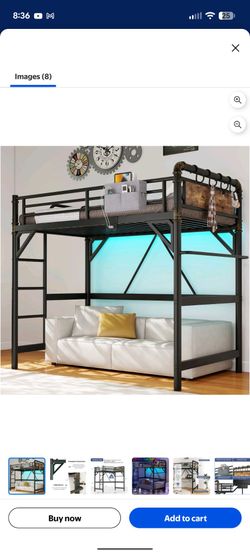 Childs loft bed
