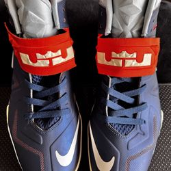 Nike LeBron Zoom Soldier 7 Brave Blue Size 11, Used, Good Condition 