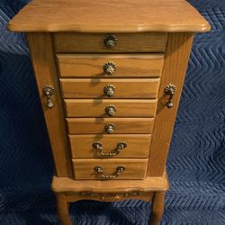 JEWELRY ARMOIRE  (39Hx16Wx12D)