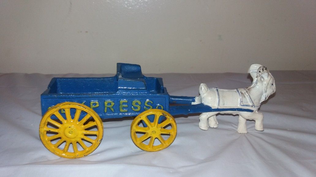 1960s Cast Iron Express Goat