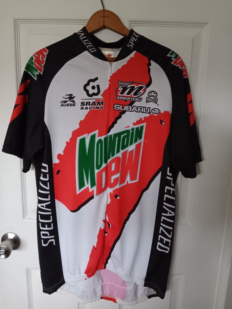 Aussie Mountain Dew Racing Jersey Size Xl 