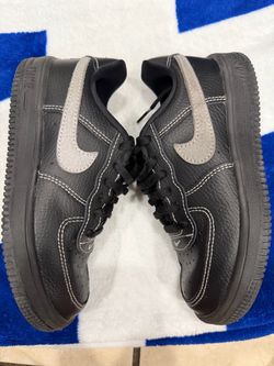 Nike Air Force 1 Low-Top Sneakers Black Gray