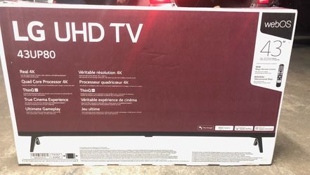 Brand New LG - 43” Class UP8000 Series LED 4K UHD Smart webOS TV
