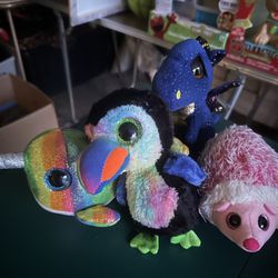 Set Of 4 Beanie Boos 