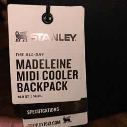 Brand New Never Used Stanley Backpack Cooler