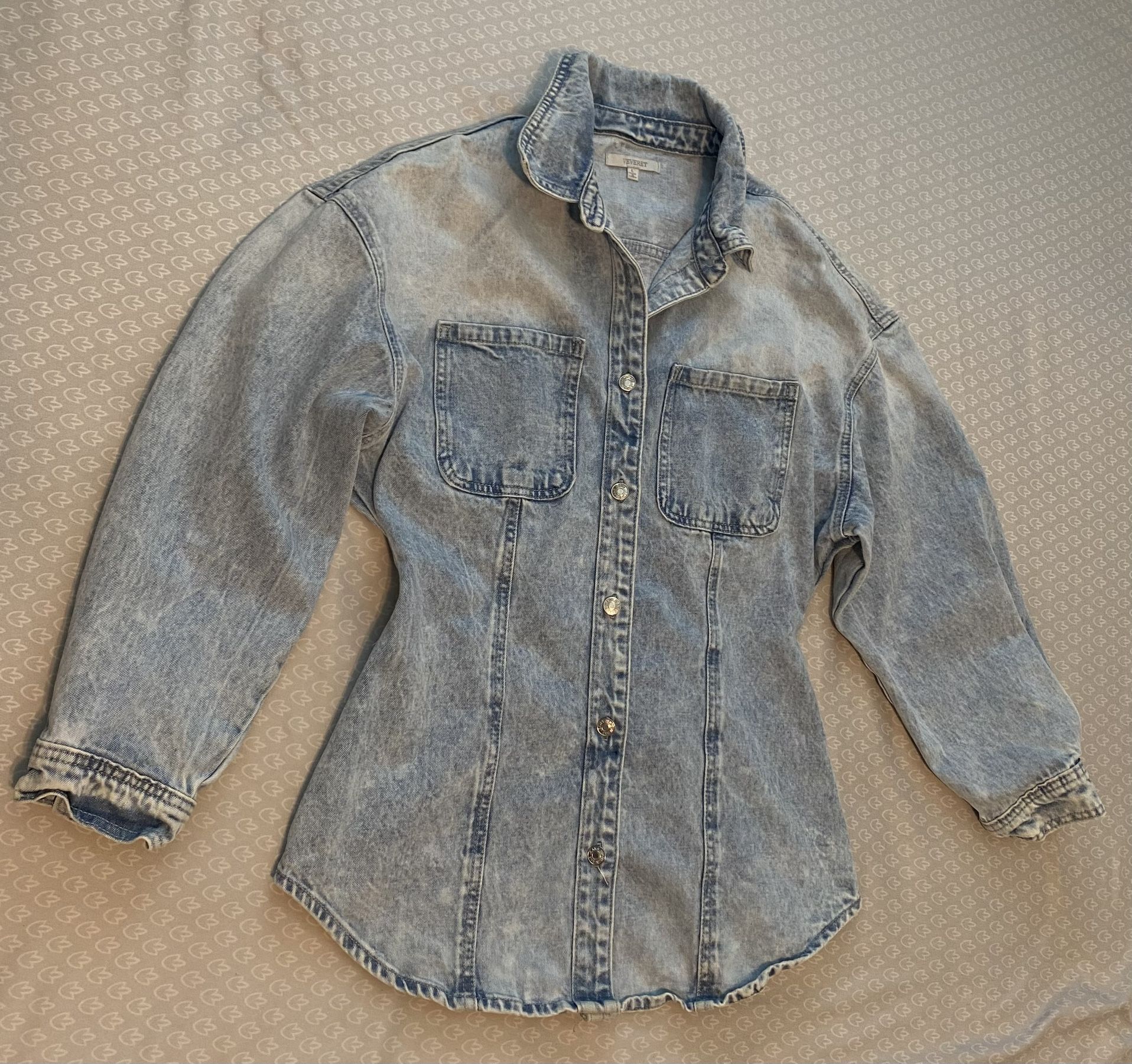 Veveret Denim Shrit Dress Sz Large