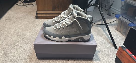 Cool grey 9s, size 10.5