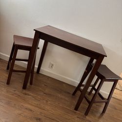 Table With Stools 
