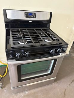 Whirlpool 30” Stainless Steel Gas Range – $450