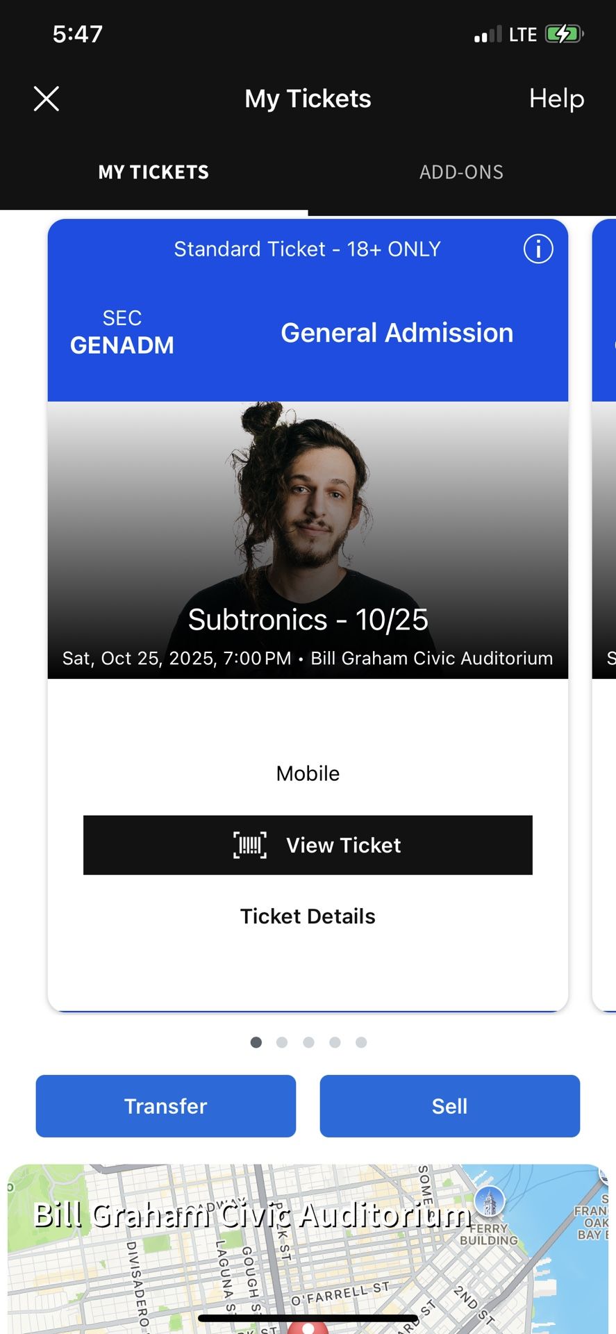 Subtronics 1 Ticket Pass