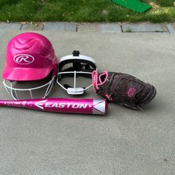 Girls Softball Set