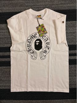 Bape X Chrome Hearts white tee S,M,L,XL