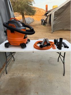 RIDGID 14 Gal. 6.0 PEAK HP NXT Shop Vacuum Wet/dry vac kit