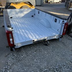 Ford F-(contact info removed) White Bed w/ back frame and bumper