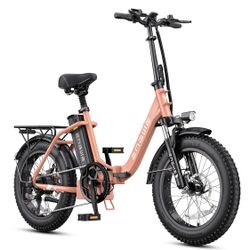 ENGWE 1125W Electric Bike for Adults, L20 2.0 20''×3.0" Fat Tire Electric Bicycle 52V 13Ah Removable Battery Max Range 68Miles & 28MPH for Urban Commu