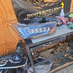 ACURA MDX FRONT RIGHT PASSENGER SIDE LED HEADLIGHT LIGHT LED OEM 2017 - 2020