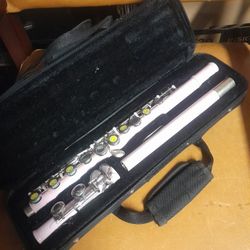 Mendenhall By Cecillio Pink Flute W Case