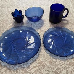 Blue Dishes