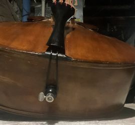 Early 20th Century 3/4 Upright Bass , German 