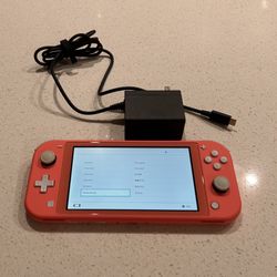 Nintendo Switch Lite With SD Memory Card