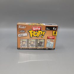 Funko Bitty POP! The Office Dwight Schrute Erin Hannon Michael Scott 4 Pack New