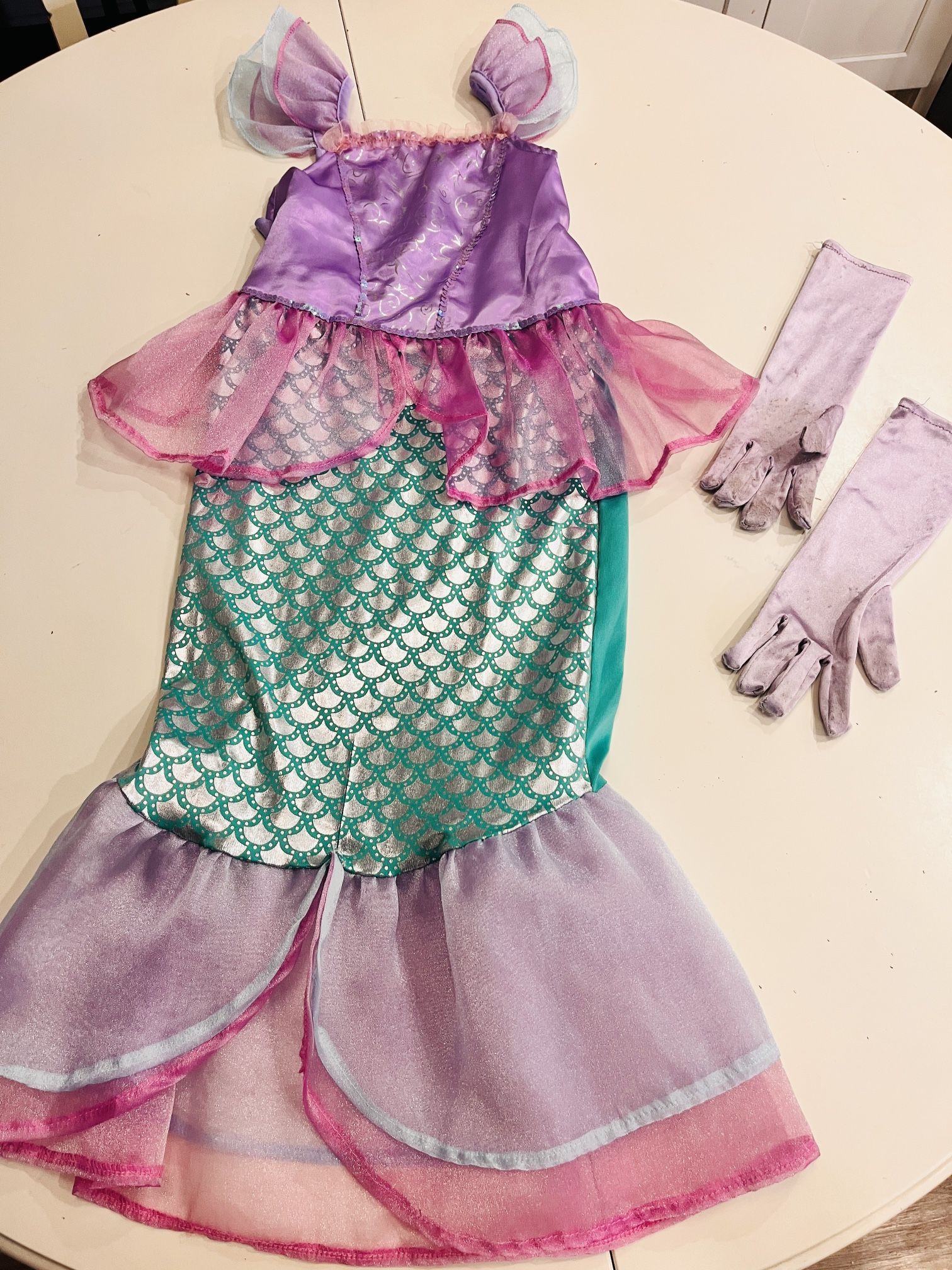  Mermaid Dress Costume -size 6-7