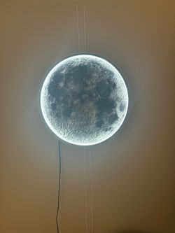 Multi shade/color moon lamp