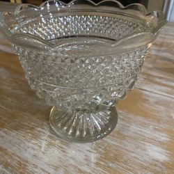 Shabby Chic Country Crystal Dish 