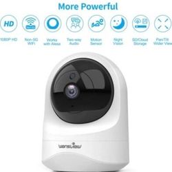 Q5 IP Camera Wireless Home Security Camera 1080P HD Pet Baby White