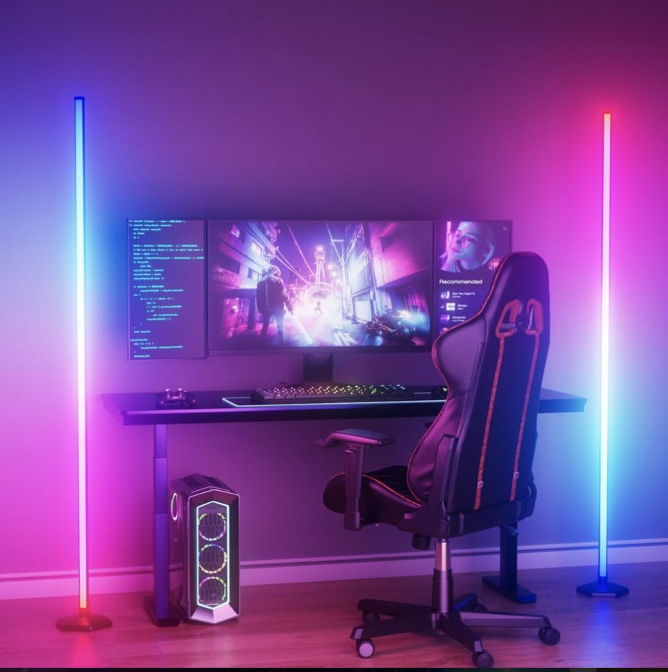 2Pc Floor Lamp Smart LED