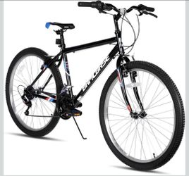 HH HILAND 24 inch Mountain Bike for Men Women, 18 Speeds High-Carbon Steel Frame, Sport Cycling MTB Bicycle for Adult